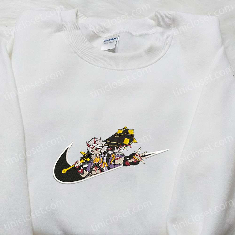 Arataki Itto x Swoosh Game Embroidered Hoodie & Shirt: Best Nike-Inspired Gift Ideas for Family