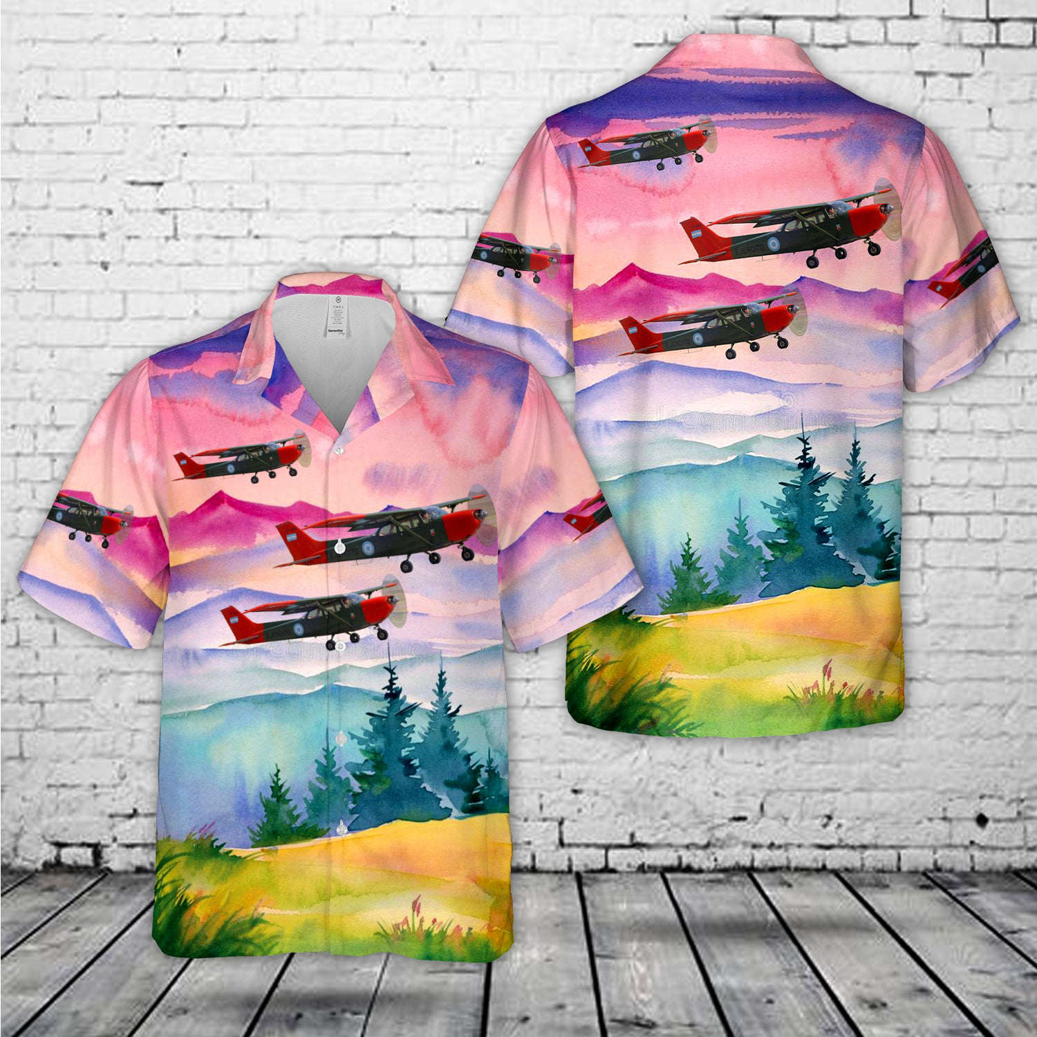 Argentine Army Cessna T-41D Mescalero Hawaiian Shirt Gift for Men Dad Father Gift for Men Dad Father