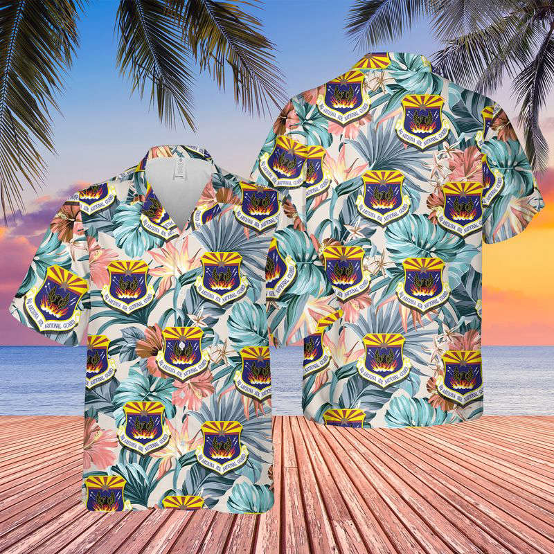 Arizona Air National Guard Hawaiian Shirt Gift for Men Dad Father Gift for Men Dad Father