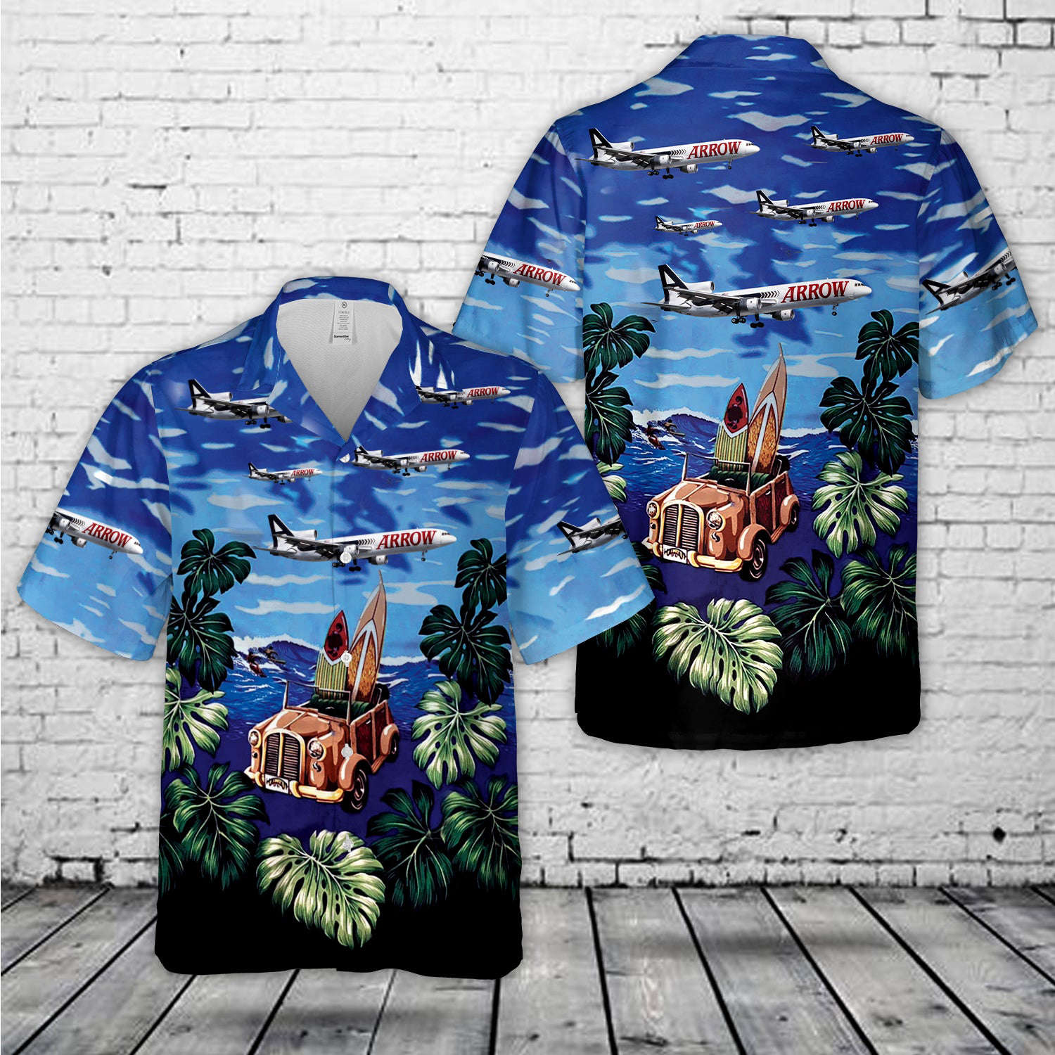 Arrow Air Lockheed L-1011-200(F) Tristar Hawaiian Shirt Gift for Men Dad Father Gift for Men Dad Father