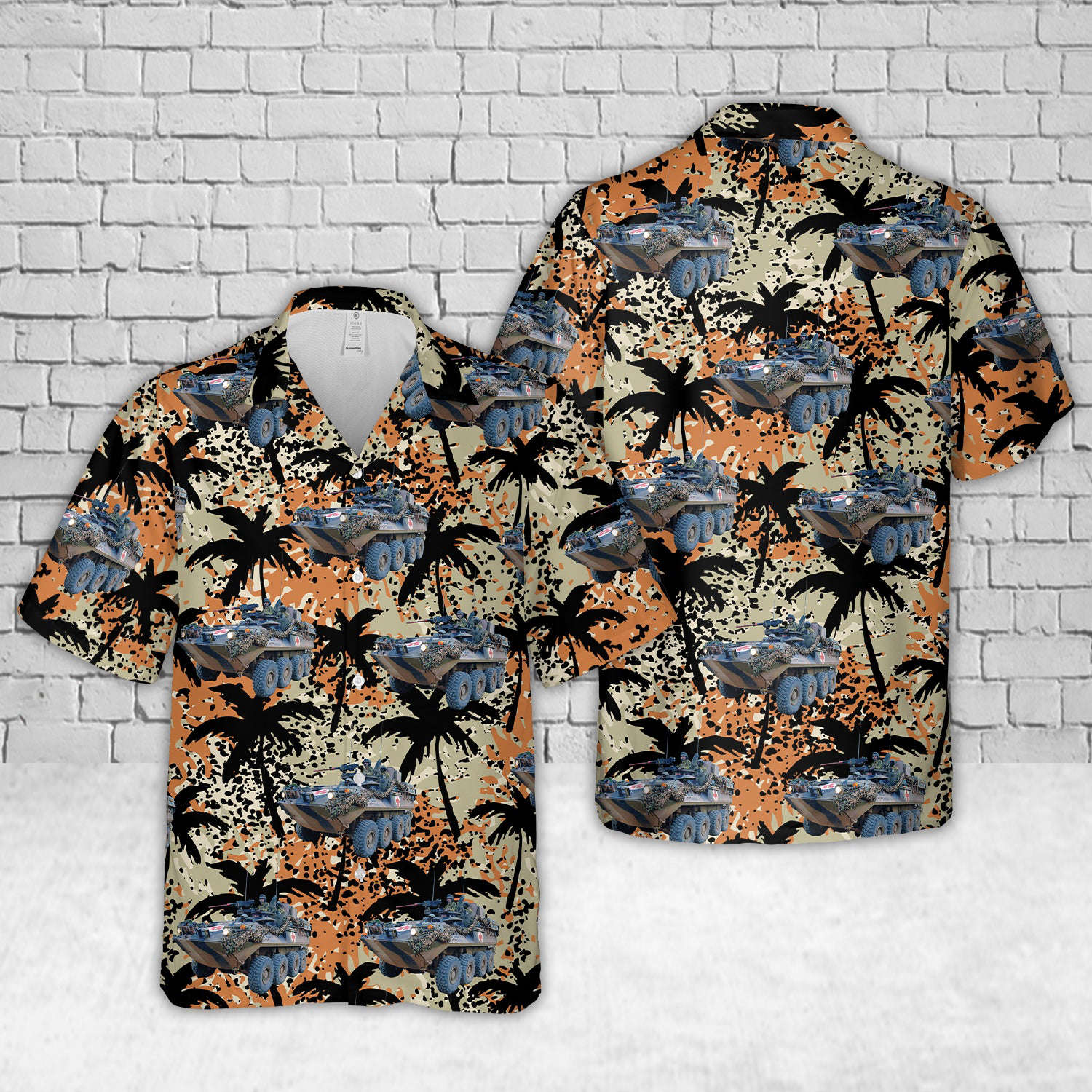 Australian Army ASLAV Of 2nd/14th Light Horse Regiment (Queensland Mounted Infantry) Hawaiian Shirt Gift for Men Dad Father Gift for Men Dad Father