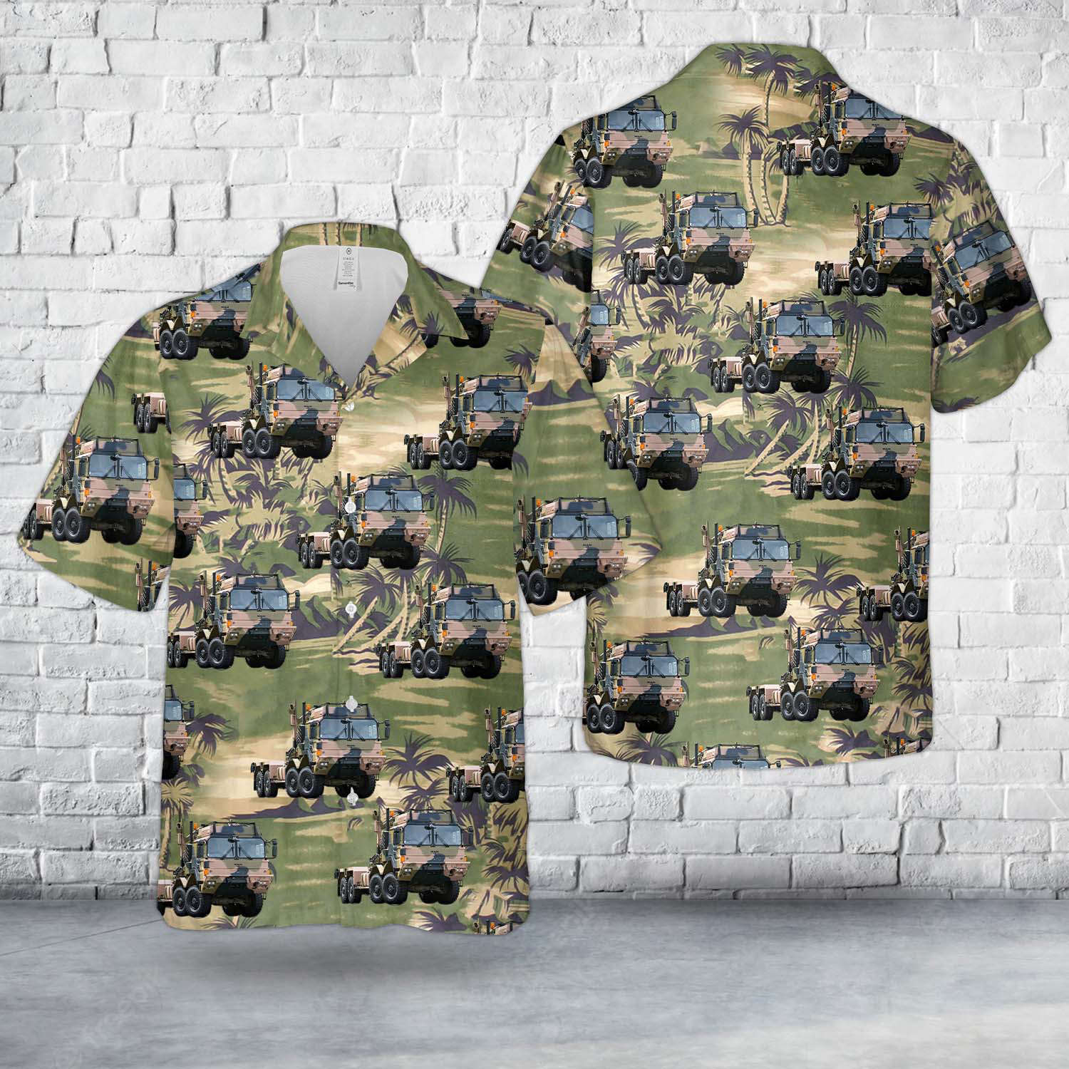 Australian Army HX77 Military Trucks Hawaiian Shirt Gift for Men Dad Father Gift for Men Dad Father
