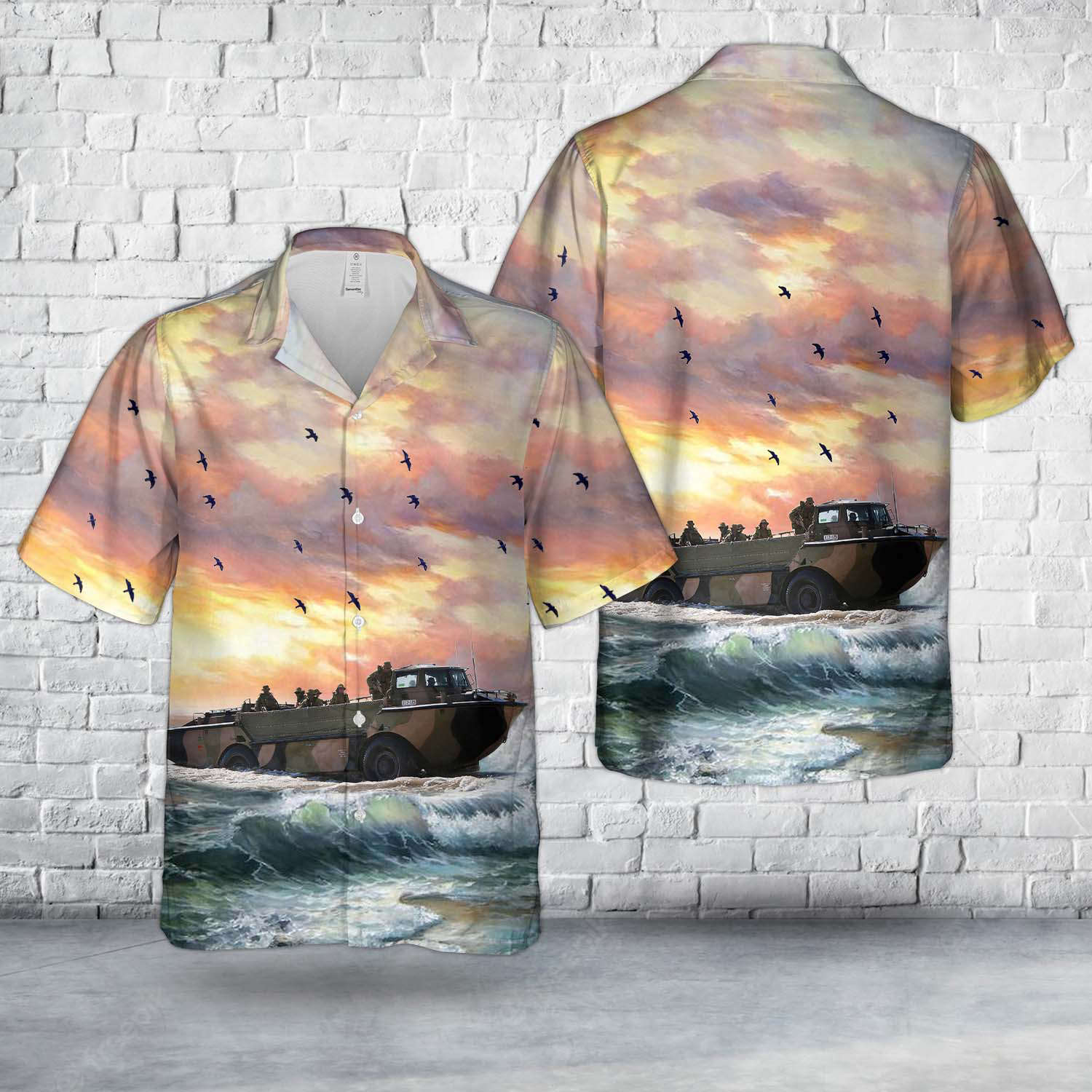 Australian Army LARC-V from 2nd Battalion, Royal Australian Regiment Hawaiian Shirt Gift for Men Dad Father Gift for Men Dad Father