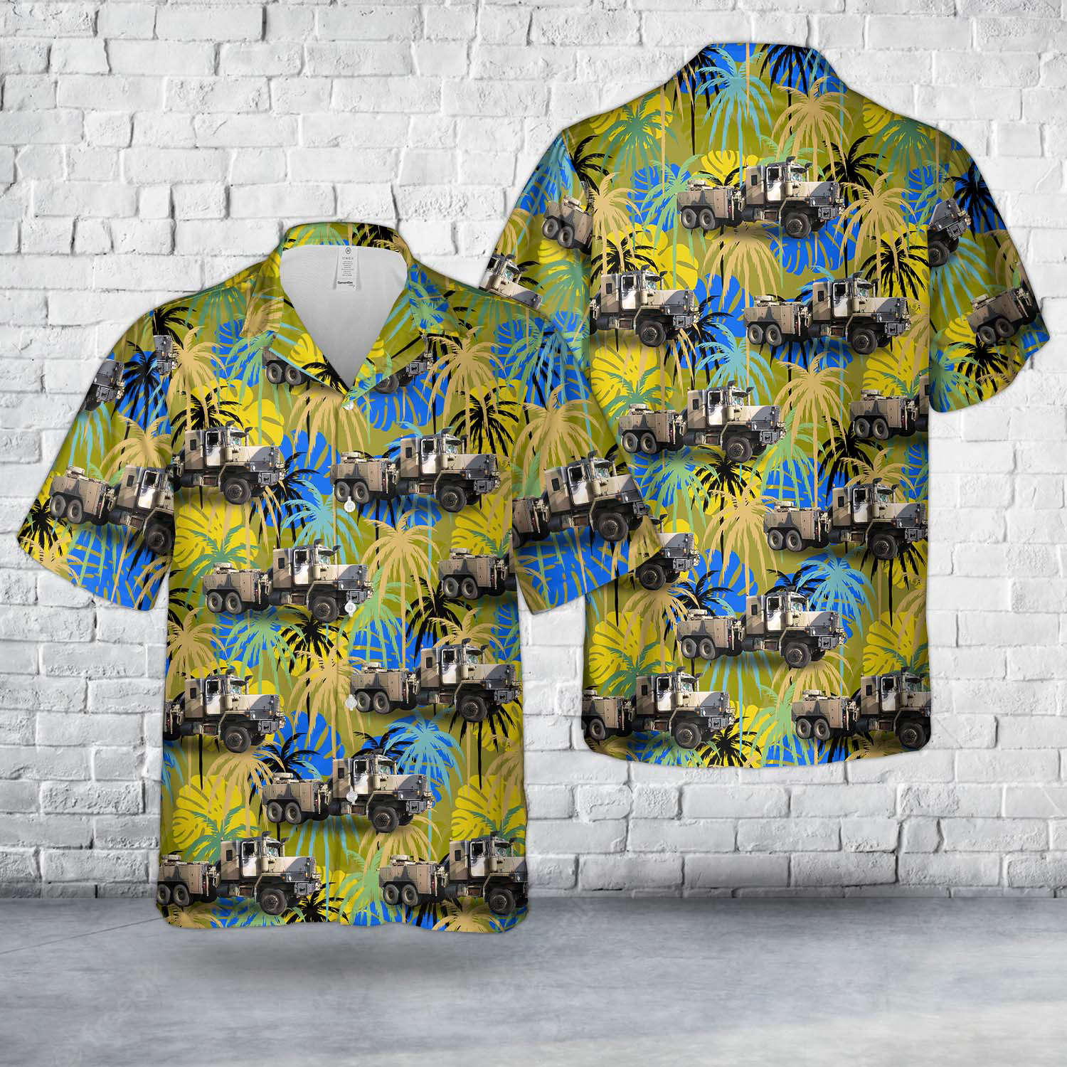 Australian Army Mack Heavy Recovery Vehicle (HRV) Hawaiian Shirt Gift for Men Dad Father Gift for Men Dad Father