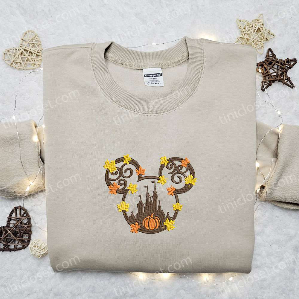 Autumn Leaf Fall Mickey Shirt Halloween Sweatshirt Disney Hoodie