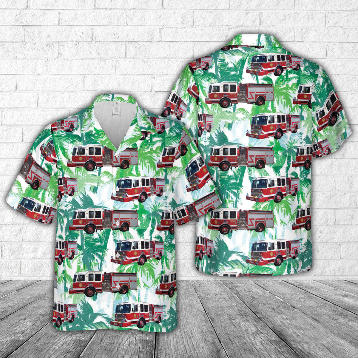 Avon Fire Department, Avon by the Sea, NJ Hawaiian Shirt Gift for Men Dad Father Gift for Men Dad Father