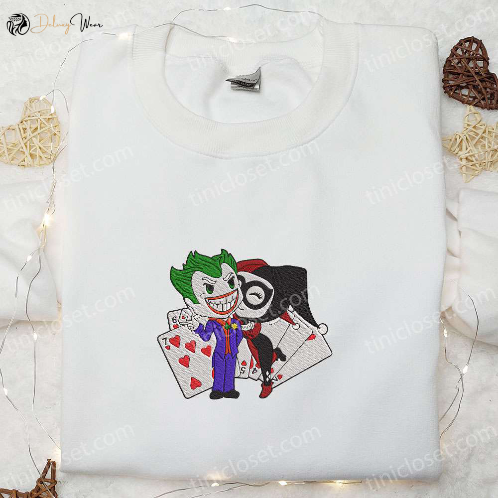 Spooky Baby Joker & Harley Quinn Sweatshirt Nightmare Before Christmas Hoodie Best Halloween Gift Ideas