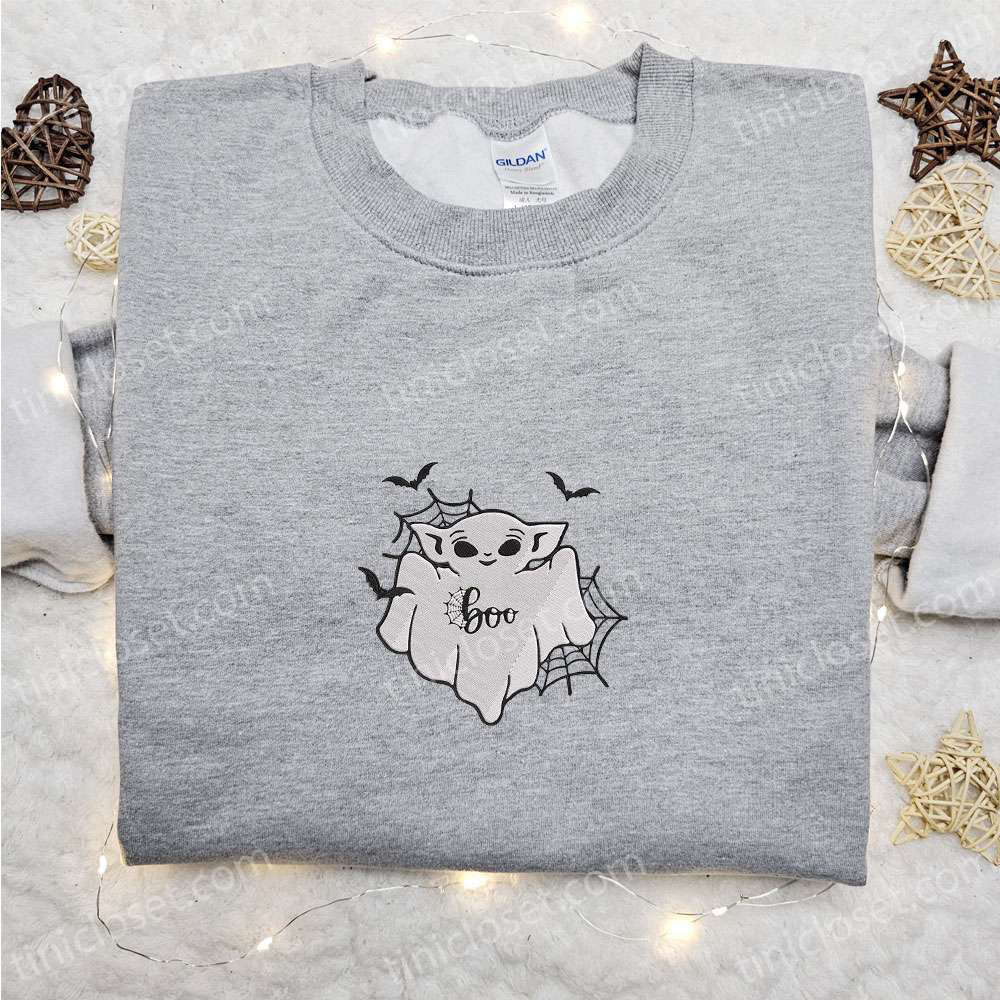 Spooky Baby Yoda Boo Ghost Shirt & Hoodie: Perfect Halloween Gift Ideas