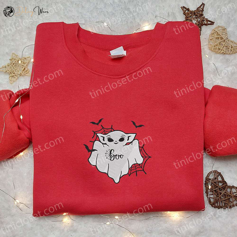 Spooky Baby Yoda Boo Ghost Shirt & Hoodie: Perfect Halloween Gift Ideas