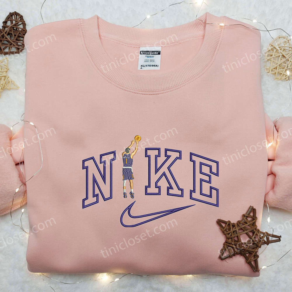 Custom Nike Embroidered Shirt: Basketball Player 1 NBA Sport Apparel