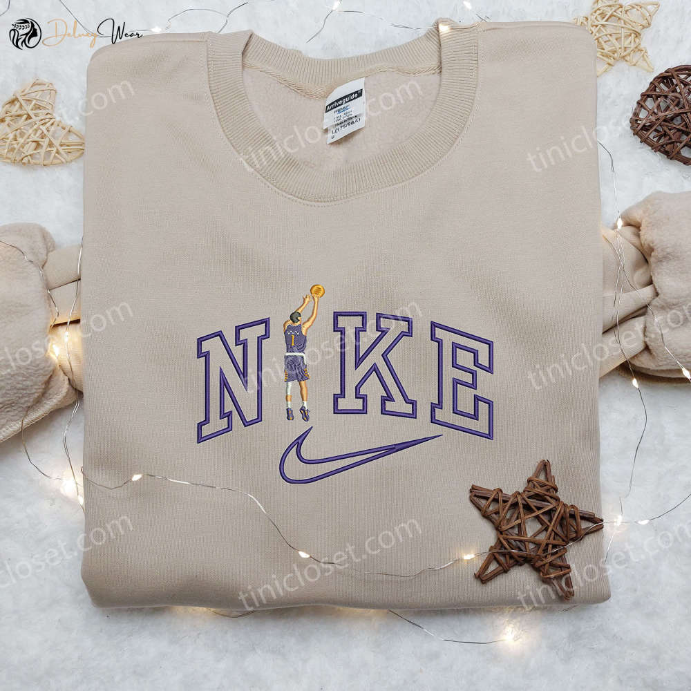 Custom Nike Embroidered Shirt: Basketball Player 1 NBA Sport Apparel