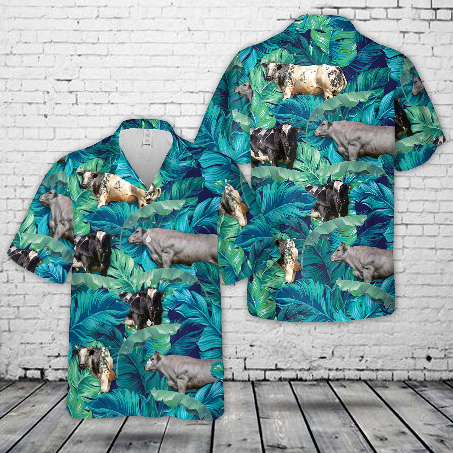 Belgian Blue Hawaiian Shirt Gift for Men Dad Father Gift for Men Dad Father