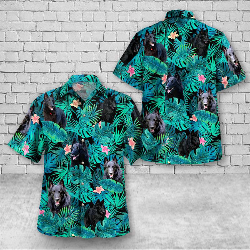 Belgian Tervuren Hawaiian Shirt Gift for Men Dad Father Gift for Men Dad Father