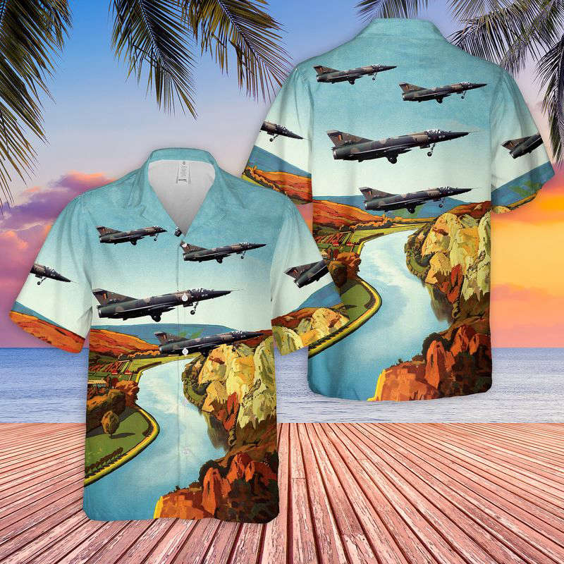 Belgium Belgian Air Component Mirage 5BR Hawaiian Shirt Gift for Men Dad Father Gift for Men Dad Father