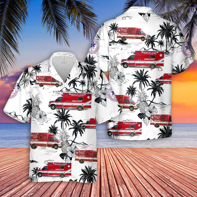 Berlin EMS Hawaiian Shirt Gift for Men Dad Father Gift for Men Dad Father