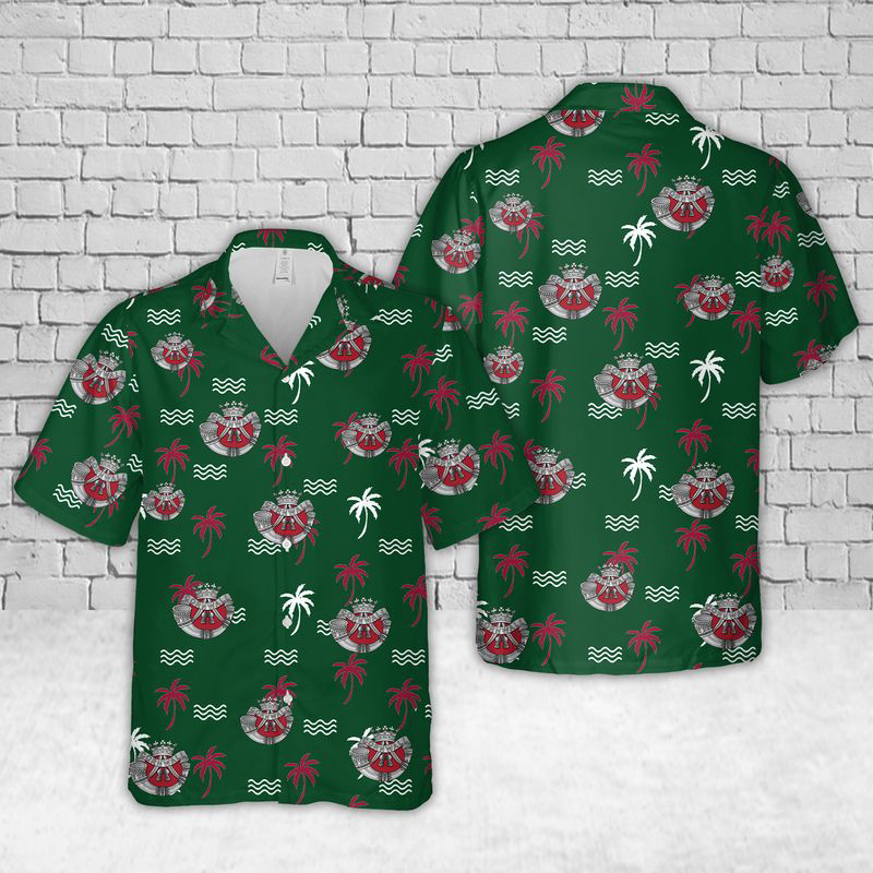 British Army Duke of Cornwall’s Light Infantry Hawaiian Shirt Gift for Men Dad Father Gift for Men Dad Father