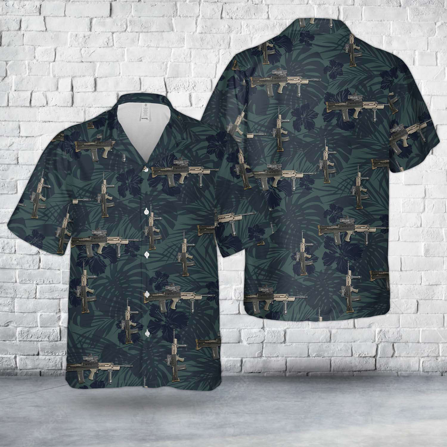 British Army L85A2 Assault Rifle Hawaiian Shirt Gift for Men Dad Father Gift for Men Dad Father
