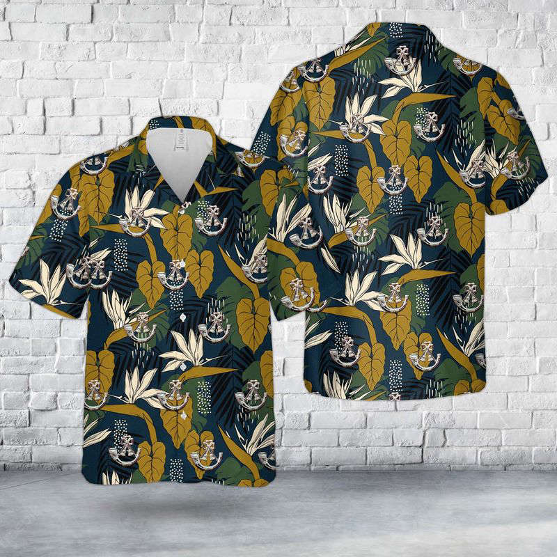 British Army, Somerset and Cornwall Light Infantry Hawaiian Shirt Gift for Men Dad Father Gift for Men Dad Father