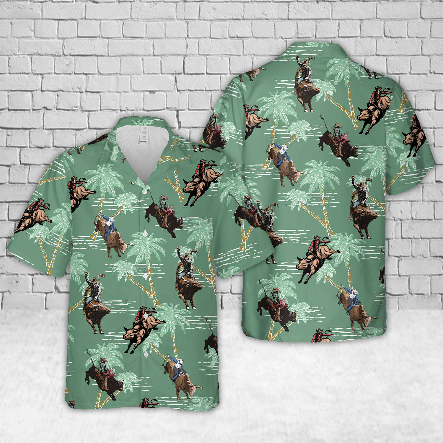 Bull riding Hawaiian Shirt Gift for Men Dad Father Gift for Men Dad Father
