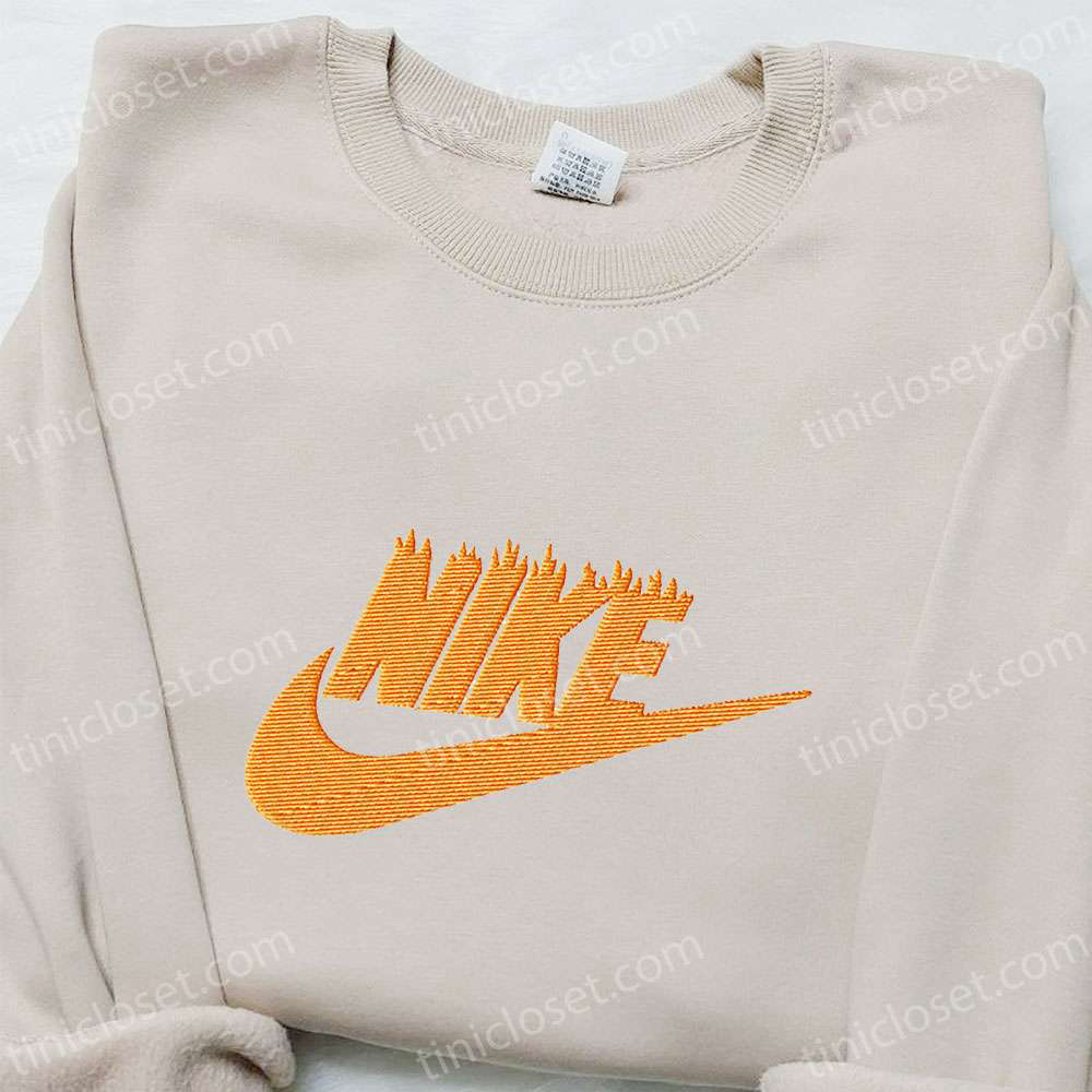Nike Inspired Burn Classic Embroidered Shirt: Best Birthday Gifts