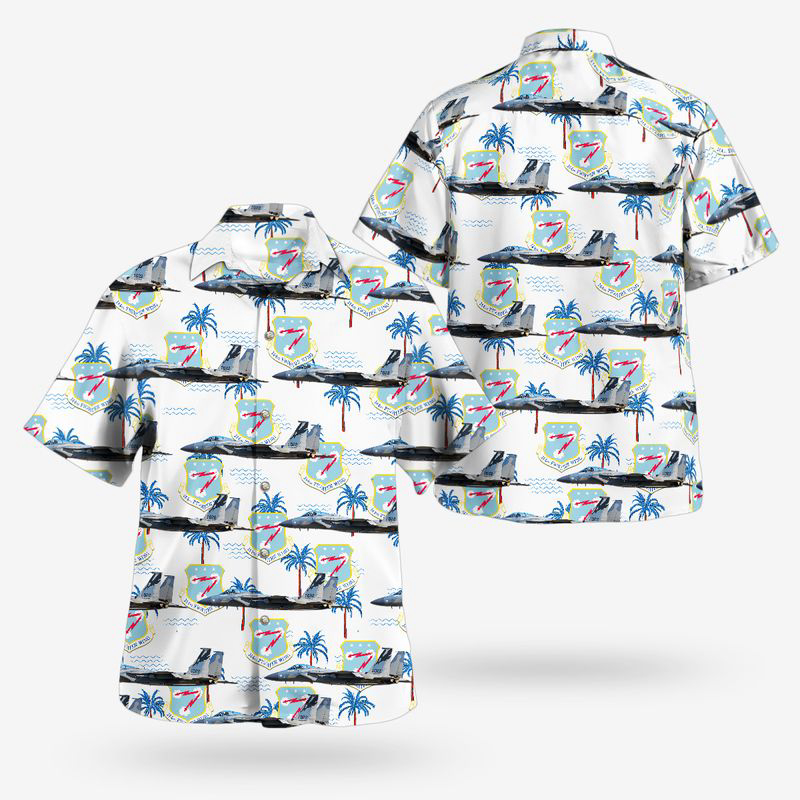 California Air National Guard 144th Fighter Wing F-15C Eagle 81-0022 Hawaiian Shirt Gift for Men Dad Father Gift for Men Dad Father