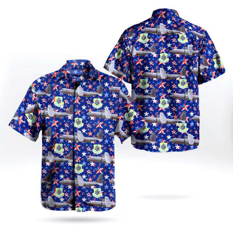 California Air National Guard 146th Airlift Wing Lockheed Martin C-130J-30 Hercules  Hawaiian Shirt Gift for Men Dad Father Gift for Men Dad Father
