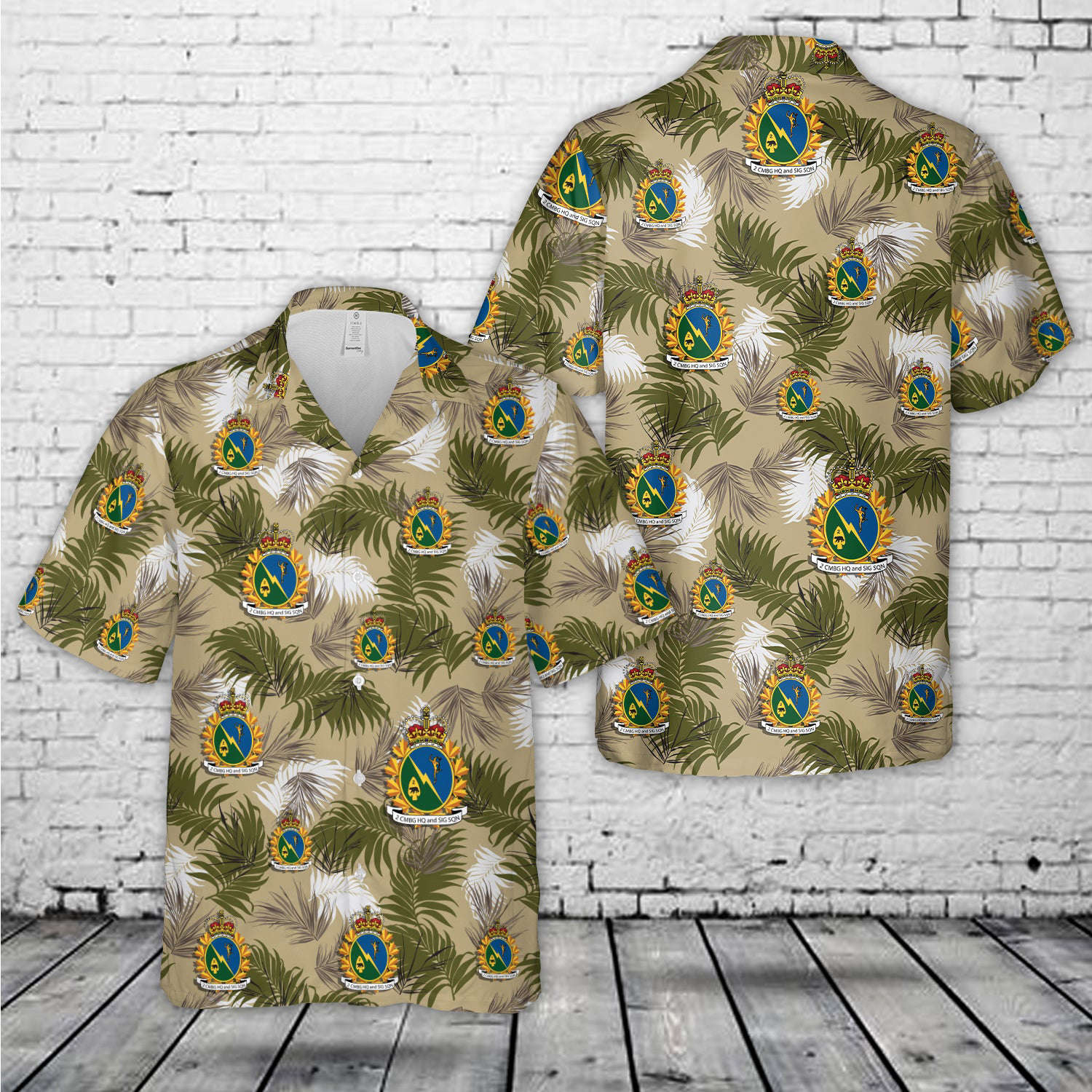 Canadian Army, 2 Canadian Mechanized Brigade Group Headquarters and Signal Squadron Hawaiian Shirt Gift for Men Dad Father Gift for Men Dad Father