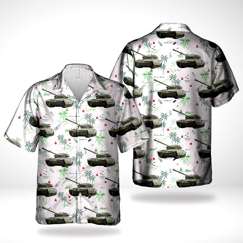 Canadian Army Centurion Tank Hawaiian Shirt Gift for Men Dad Father Gift for Men Dad Father