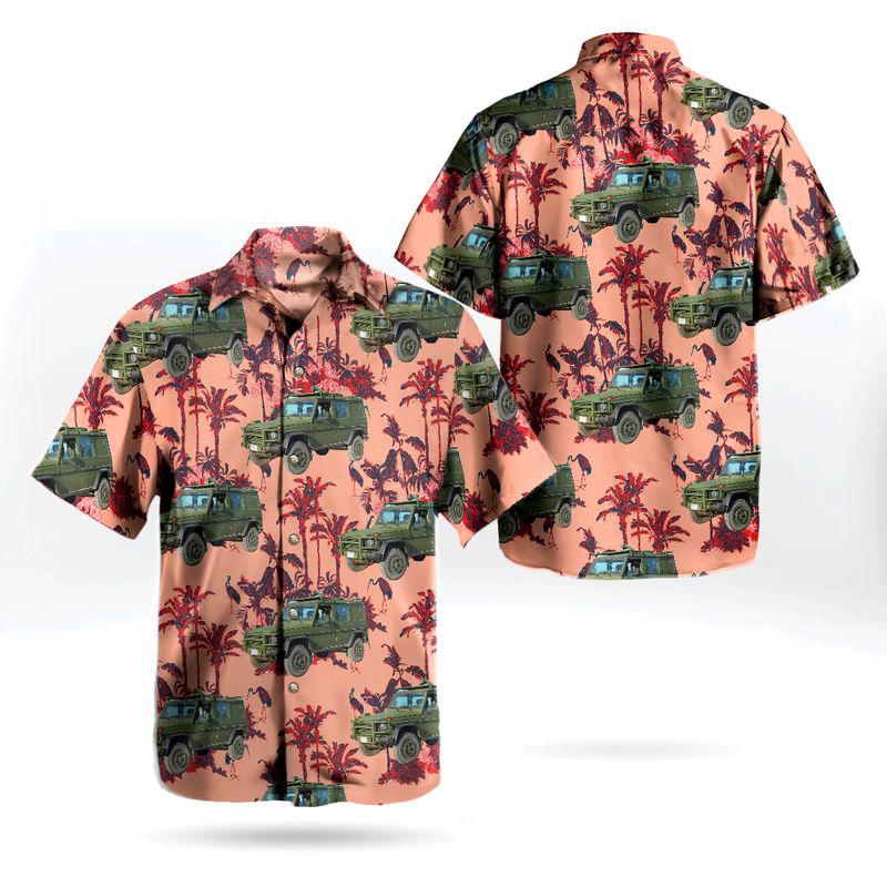 Canadian Army G Wagon Hawaiian Shirt Gift for Men Dad Father Gift for Men Dad Father