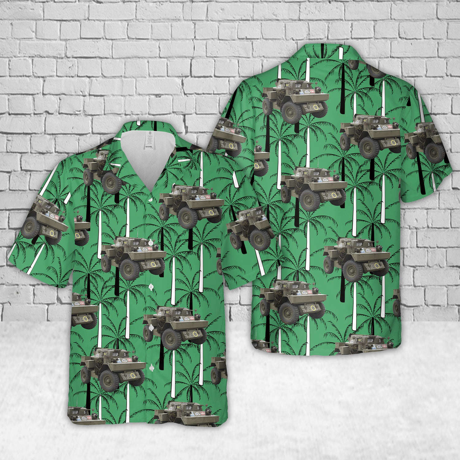 Canadian Army Lynx Scout Car In WW2 Hawaiian Shirt Gift for Men Dad Father Gift for Men Dad Father