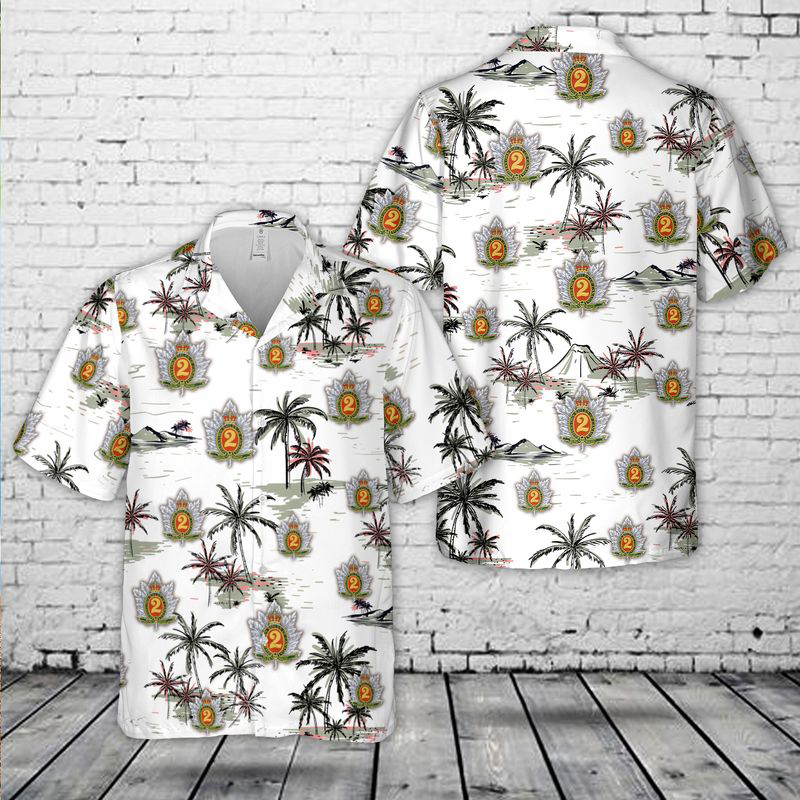Canadian Army Queen’s Own Rifles of Canada Hawaiian Shirt Gift for Men Dad Father Gift for Men Dad Father