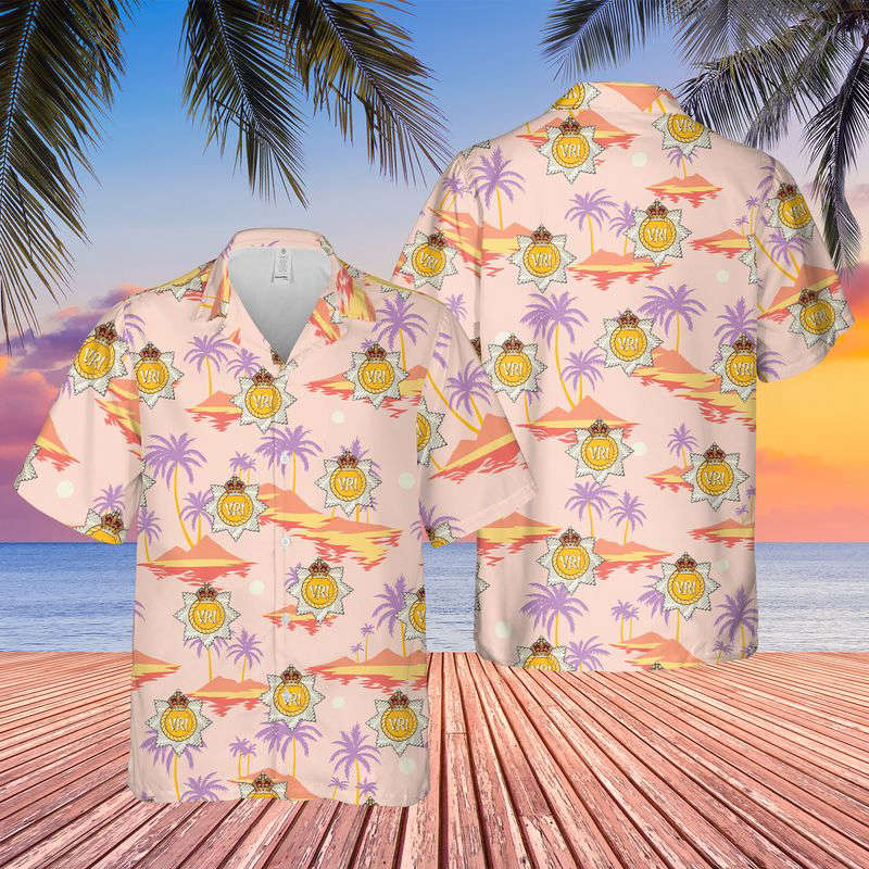 Canadian Army, The Royal Canadian Regiment (The RCR) Hawaiian Shirt Gift for Men Dad Father Gift for Men Dad Father