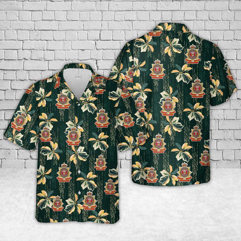 Canadian Army The Royal Regiment of Canada Hawaiian Shirt Gift for Men Dad Father Gift for Men Dad Father