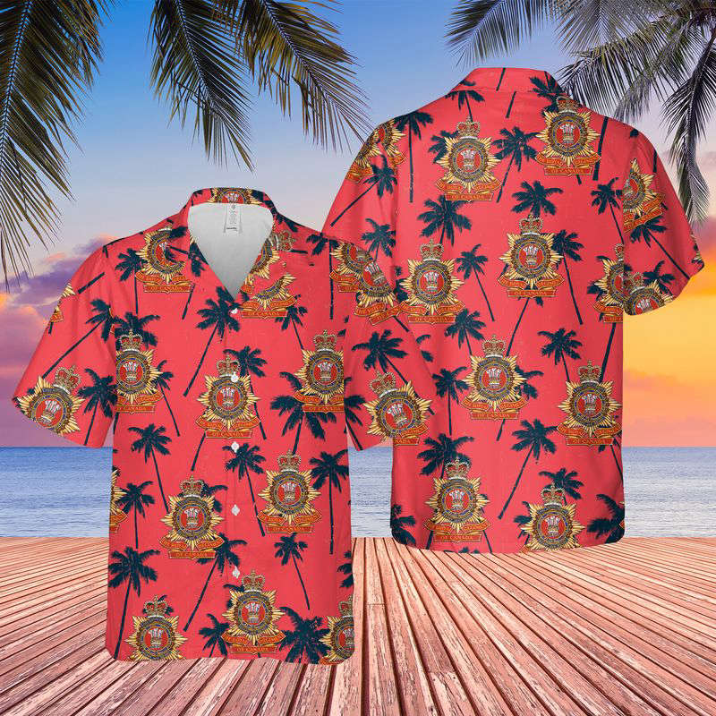 Canadian Army, The Royal Regiment of Canada Hawaiian Shirt Gift for Men Dad Father Gift for Men Dad Father
