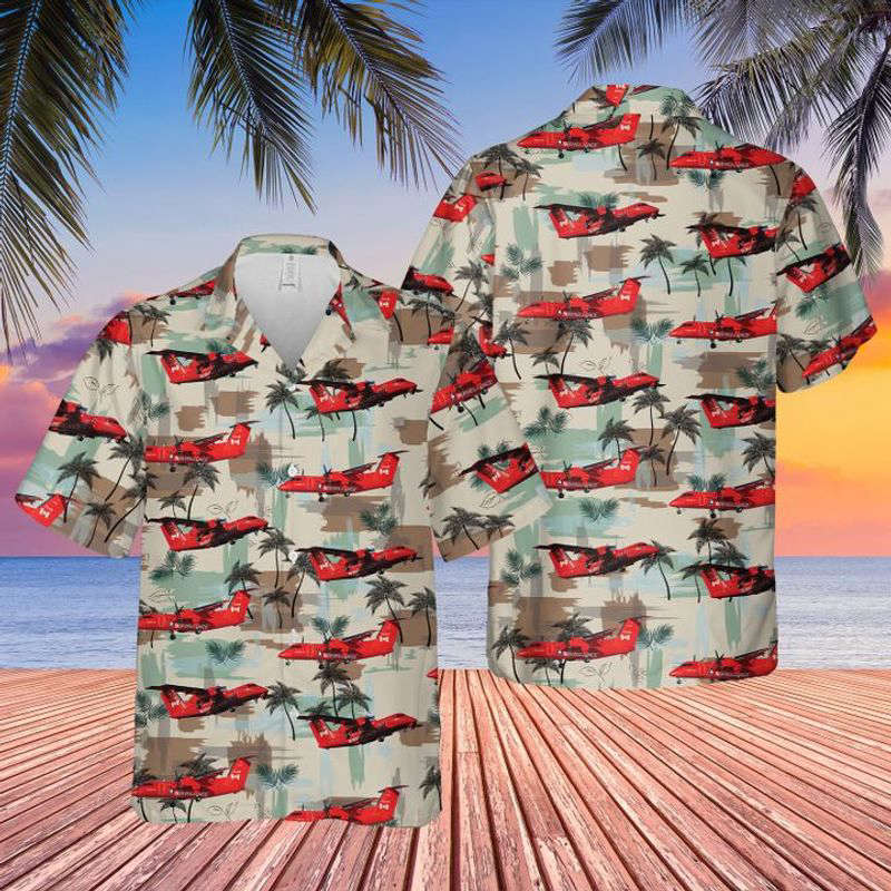 Canadian Coast Guard Dash 8-100 Shirt Hawaiian Shirt Gift for Men Dad Father Gift for Men Dad Father
