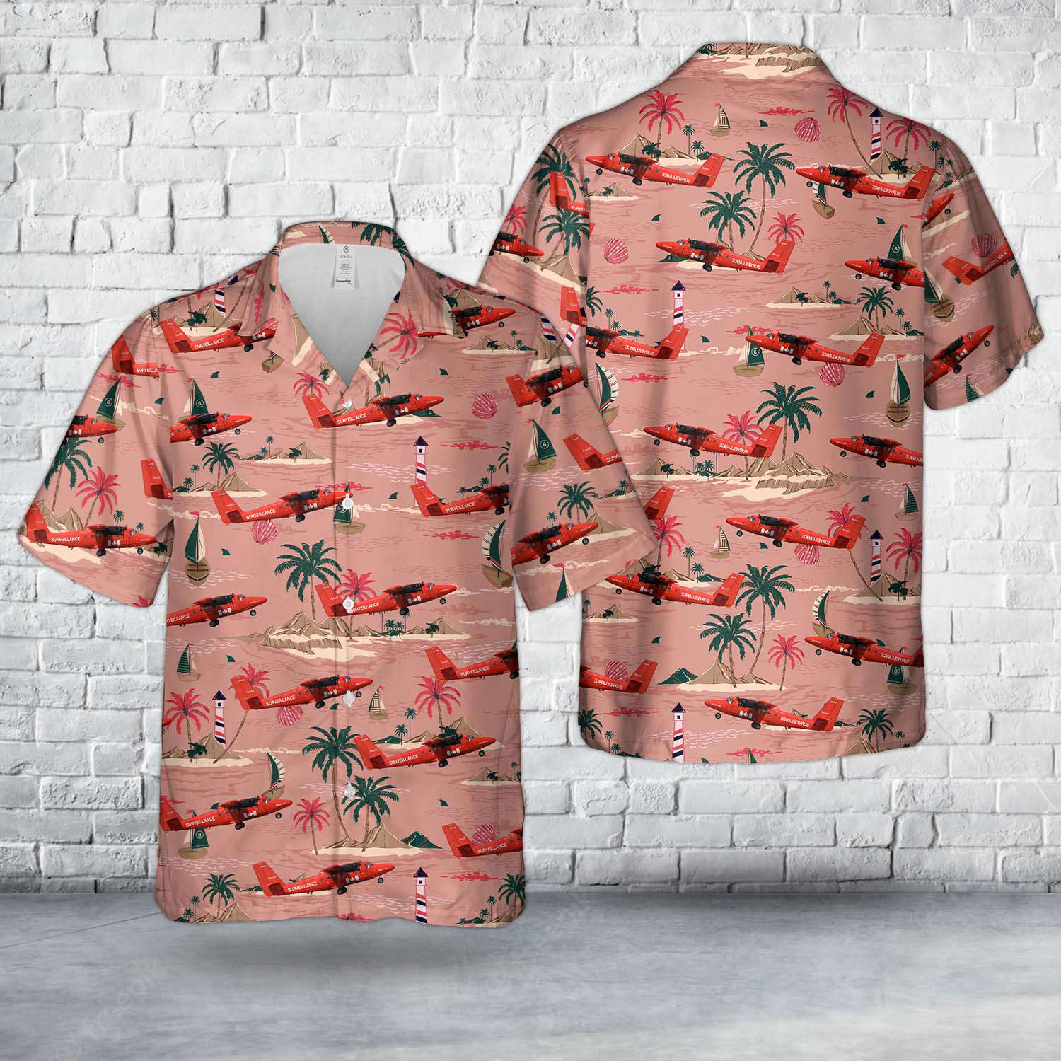 Canadian Coast Guard De Havilland Canada DHC-6-300 Twin Otter Hawaiian Shirt Gift for Men Dad Father Gift for Men Dad Father