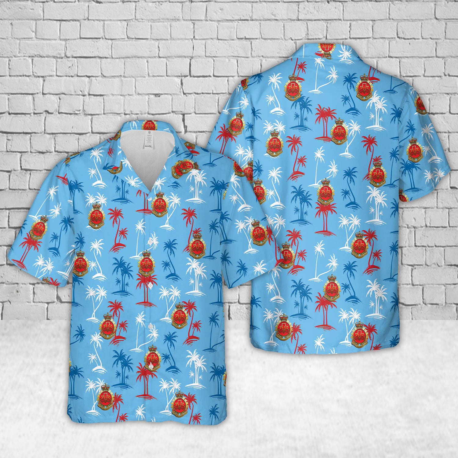 Canadian Forces PSel Badge Hawaiian Shirt Gift for Men Dad Father Gift for Men Dad Father