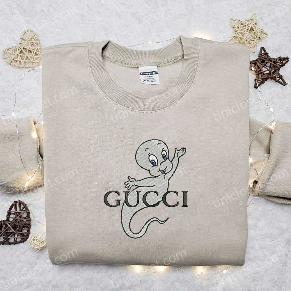 Casper Ghost x Gucci Embroidered Shirt: Best Halloween Gift for Spooky Style