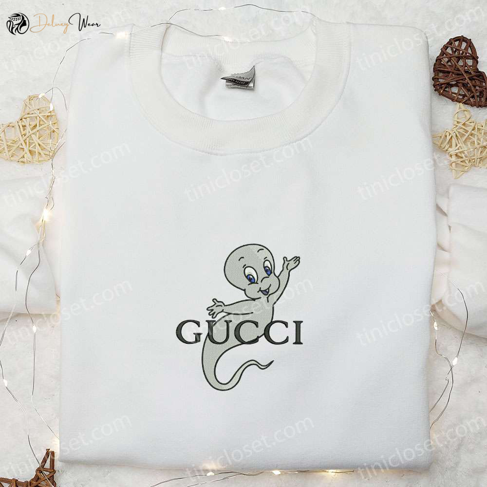 Casper Ghost x Gucci Embroidered Shirt: Best Halloween Gift for Spooky Style