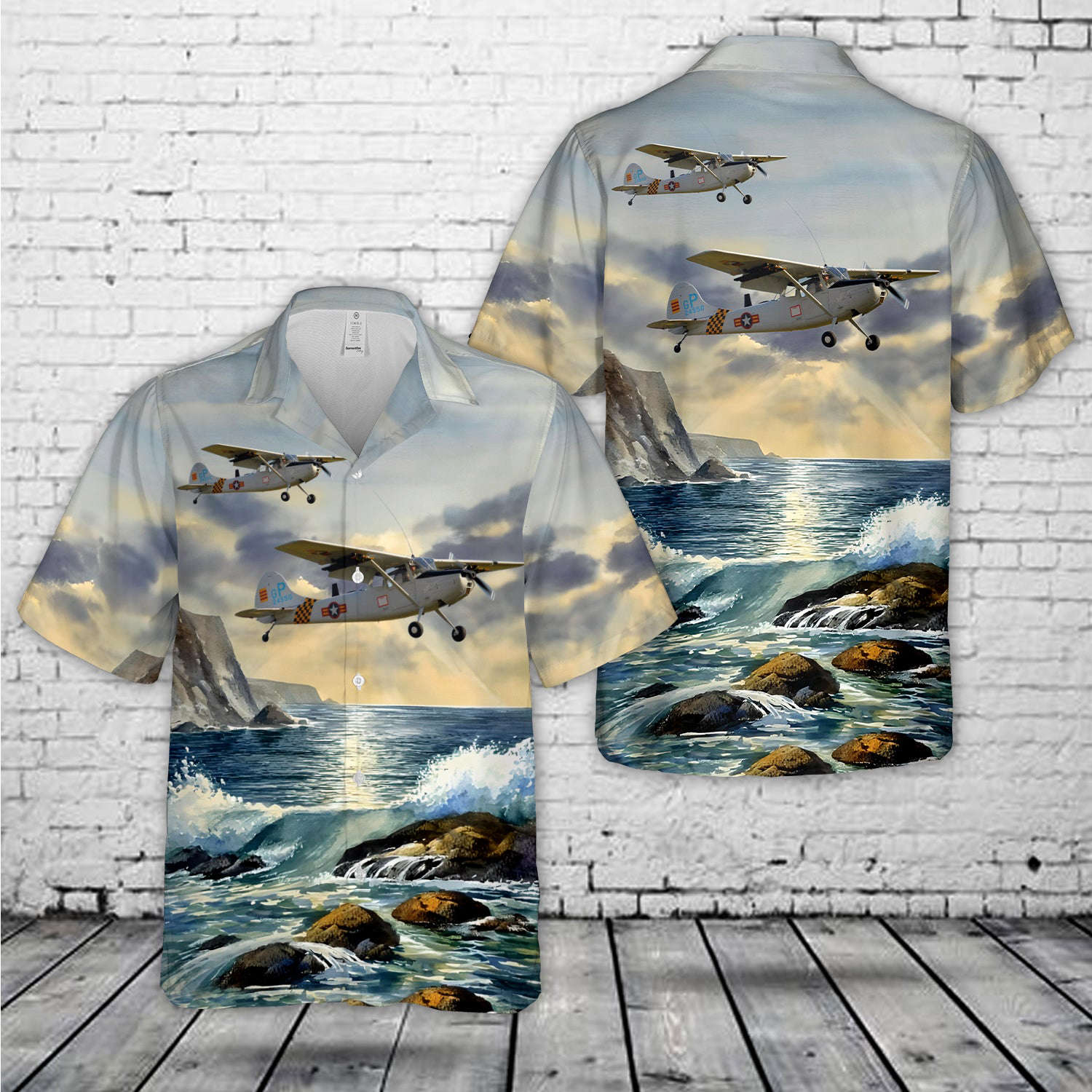 Cessna L-19 Bird Dog Hawaiian Shirt Gift for Men Dad Father Gift for Men Dad Father