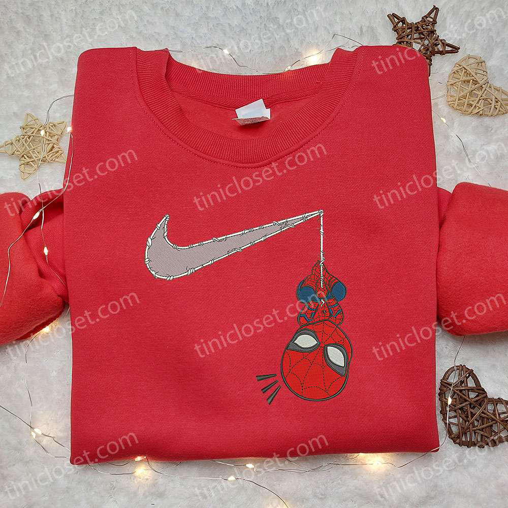 Chibi Spider-Man x Swoosh Movie Hoodie: Marvel Cinematic Universe s Best Gift for Family