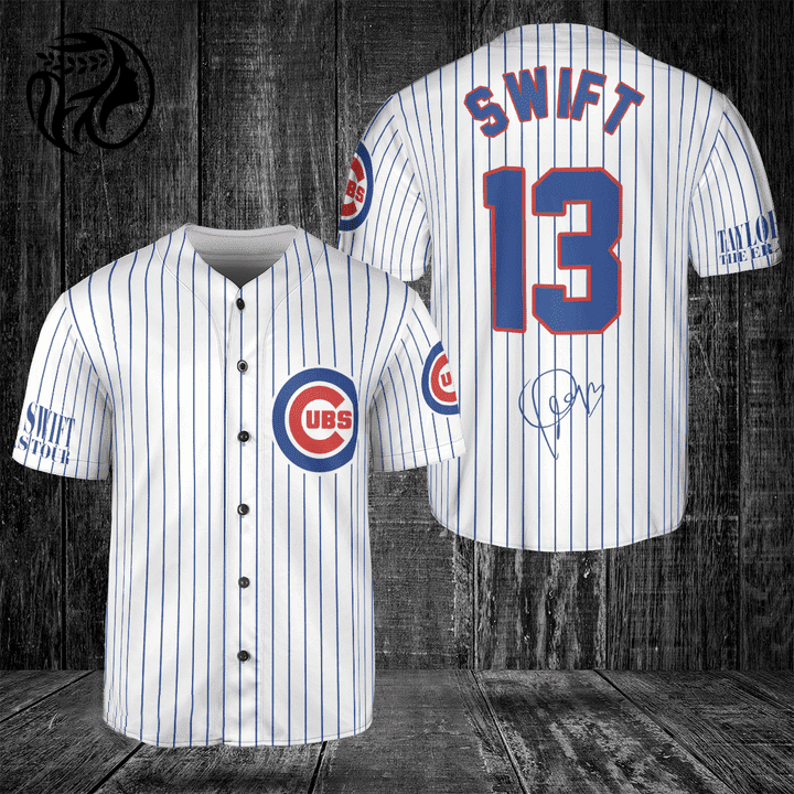 Chicago Cubs Taylor Swift Fan Baseball Jersey  - Gift for Men Women