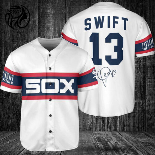 Chicago White Sox Taylor Swift Fan Baseball Jersey Gift for Men Dad