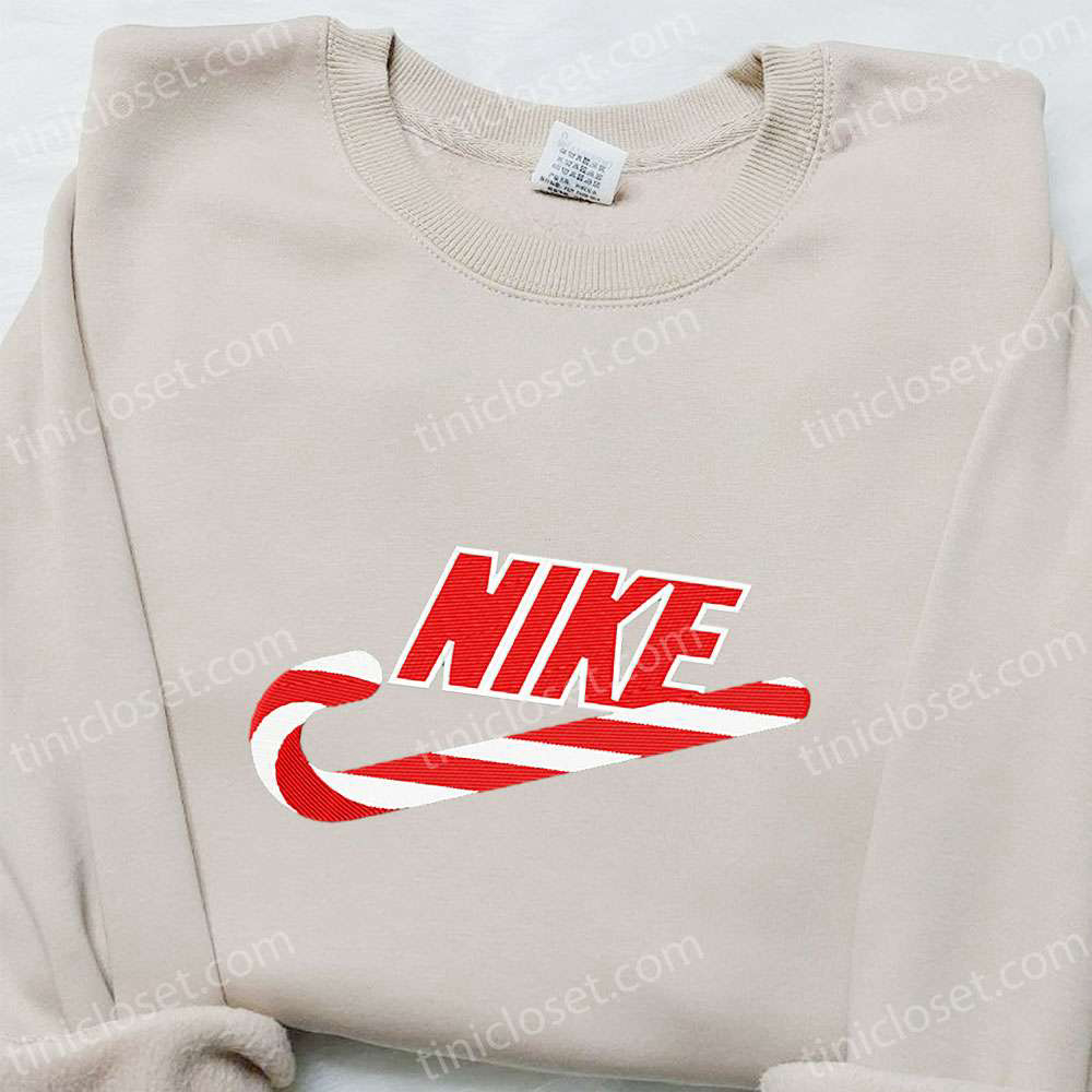 Christmas Candy x Nike Embroidered Sweatshirt & Shirt: Unique Christmas Gift Ideas