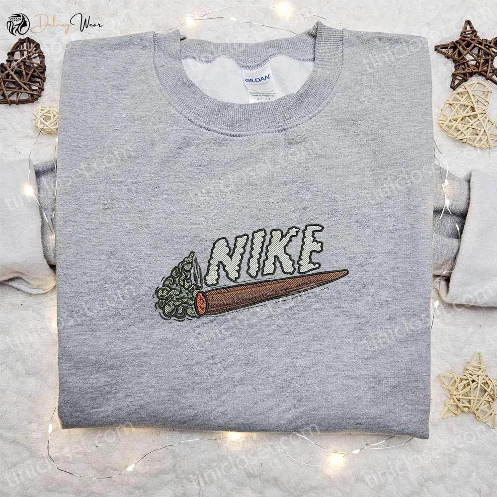 Cigarette x Nike Embroidered Shirt: Stylish Nike Inspired Gift for Him