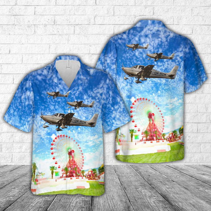 Cirrus SR-22 G3 GTS AN1594917 Hawaiian Shirt Gift for Men Dad Father Gift for Men Dad Father