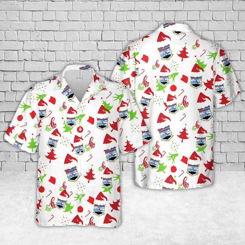 Colorado Air National Guard Christmas Hawaiian Shirt Gift for Men Dad Father Gift for Men Dad Father