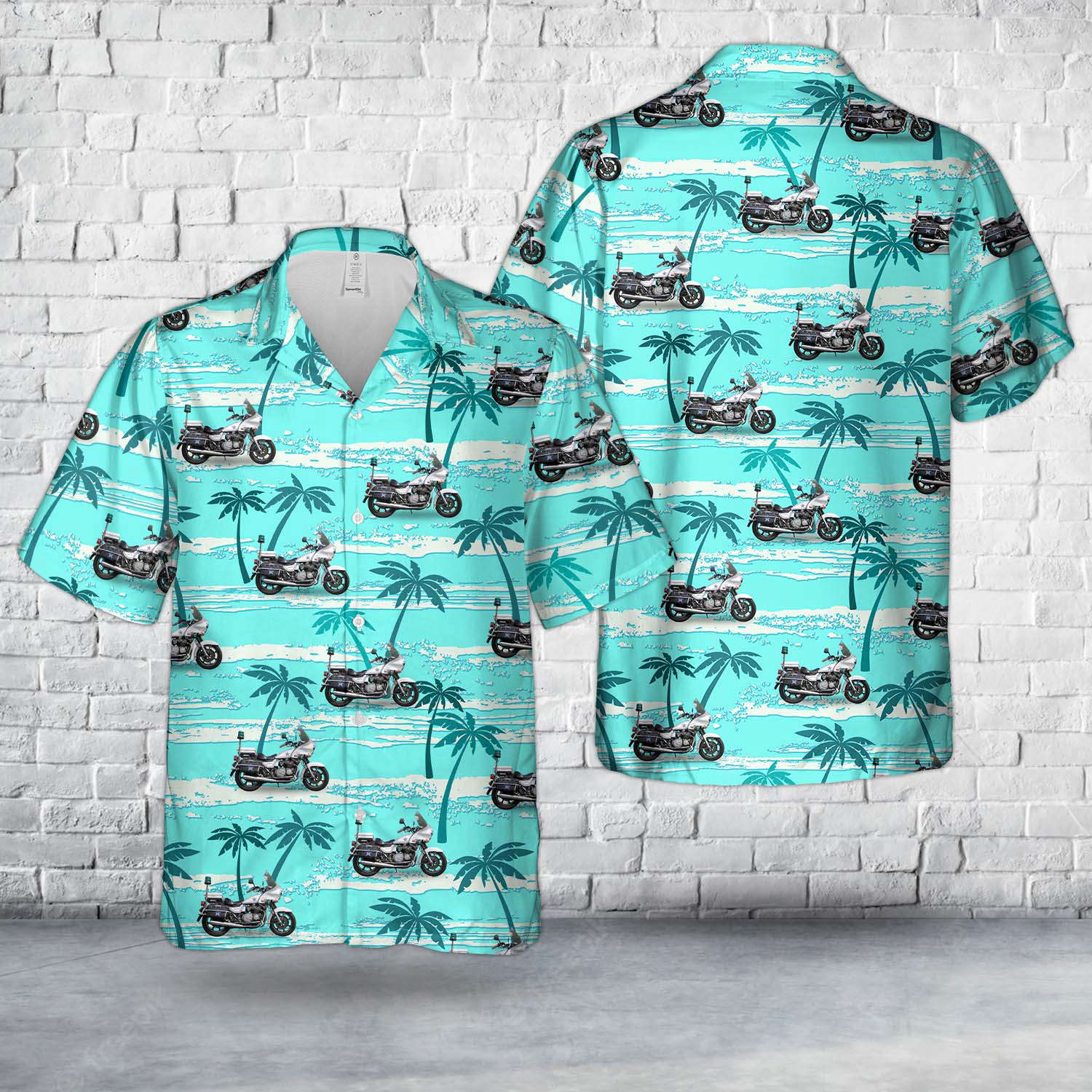 Community Escort Service Kawasaki 1000 Police Memphis TN Hawaiian Shirt Gift for Men Dad Father Gift for Men Dad Father