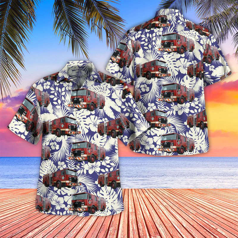 Corning Fire Department, New York Hawaiian Shirt Gift for Men Dad Father Gift for Men Dad Father