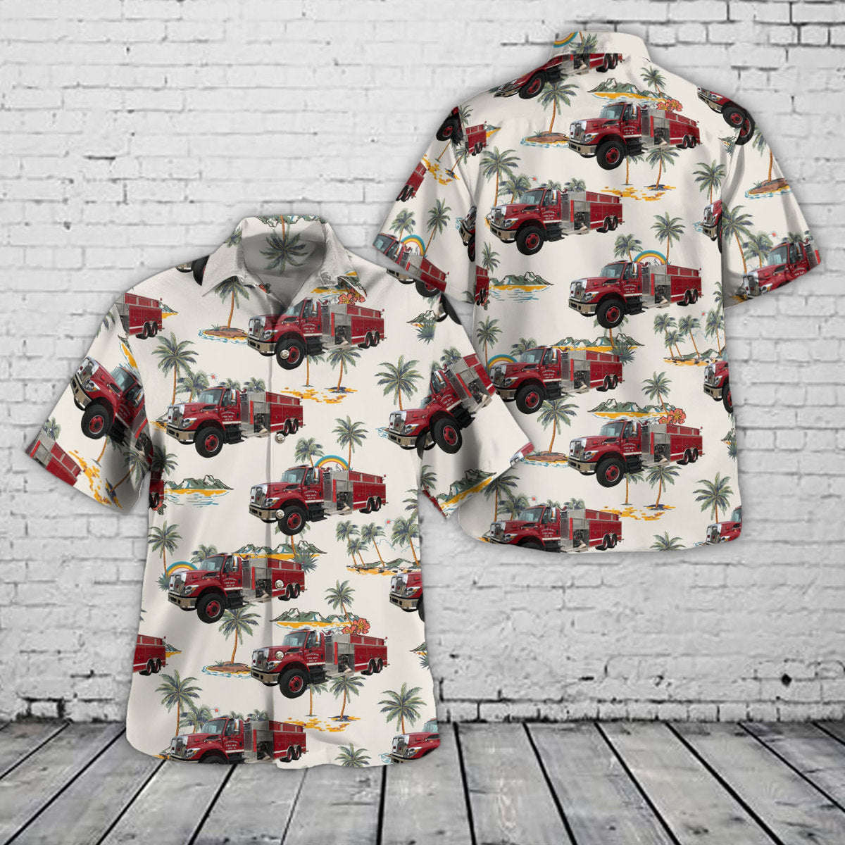 Cottonport Volunteer Fire Department, Louisiana Hawaiian Shirt Gift for Men Dad Father Gift for Men Dad Father